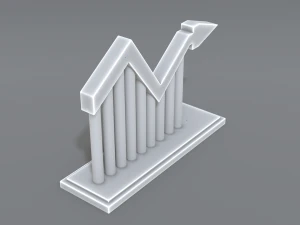 pijl midden 3D printmodel