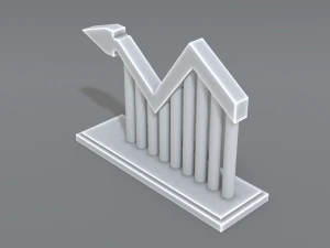 pijl midden 3D printmodel