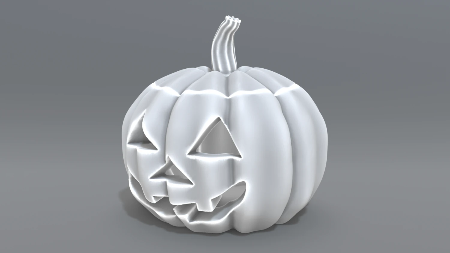 halloween pumpkin v3 3D Print Model .c4d .max .obj .3ds .fbx .stl .blend