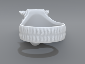 ring demon face Model do druku 3D