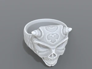 ring demon face 3D Print Model