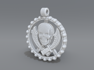 pendant skull 3D-printmodel
