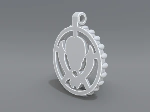 pendant skull 3D Print Model