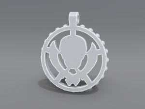 pendant skull 3D Print Model