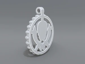 pendant skull 3D Print Model