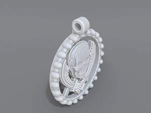 pendant skull 3D Print Model