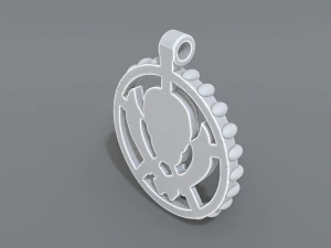 pendant skull 3D Print Model