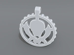 pendant skull 3D Print Model