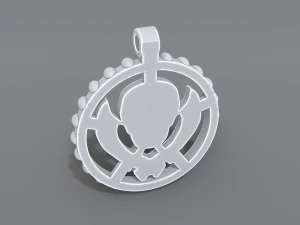 pendant skull 3D Print Model