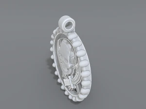 pendant skull 3D Print Model