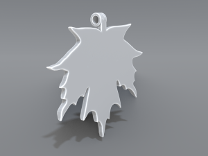 maple leaf pendant 3D Принт Модель