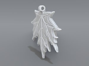 maple leaf pendant 3D Принт Модель