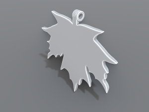 maple leaf pendant 3D Принт Модель