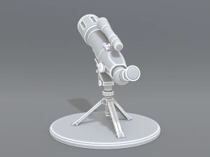 telesc&oacute;pio Modelo de Impressão 3D