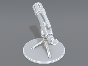 telescope Model Cetak 3D