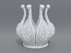 crown Modelo de impresión 3D