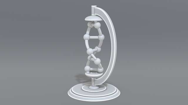 dna rotator 3D Print Model .c4d .max .obj .3ds .fbx .stl .blend 