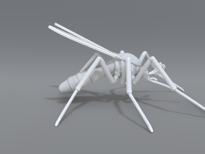 mosquito Model Cetak 3D