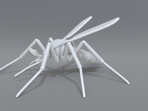 mosquito Model Cetak 3D