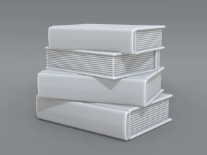 books stack 3D Print Model