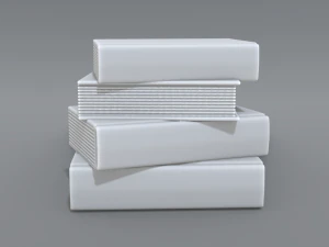 books stack 3D Print Model
