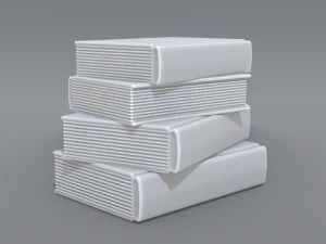 books stack 3D Print Model