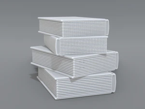 books stack 3D Print Model