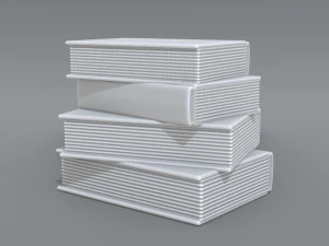 books stack 3D Print Model