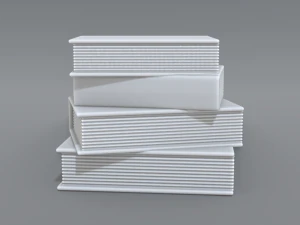 books stack 3D Print Model