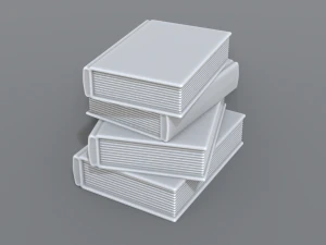books stack 3D Print Model