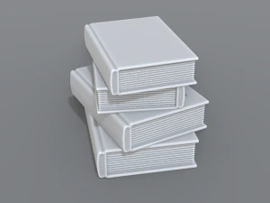 books stack 3D Print Model