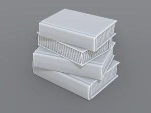 books stack 3D Print Model