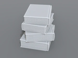 books stack 3D Print Model