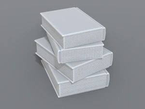 books stack 3D Print Model
