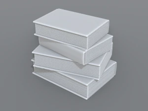 books stack 3D Print Model