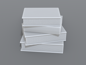 books stack Modèles 3D en vedette