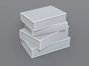 books stack 3D Print Model