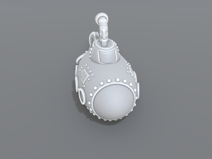 submarine 3D-printmodel