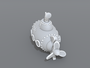 submarine 3D-printmodel