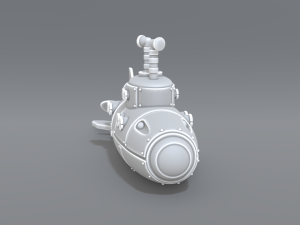 submarine 3D Print Model