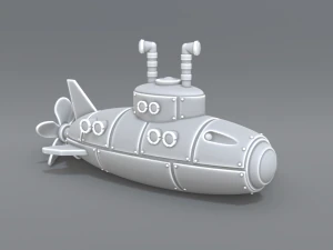 submarine 3D Print Model