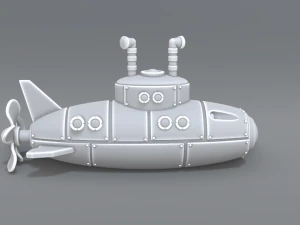 submarine 3D Print Model
