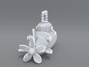 submarine 3D Print Model