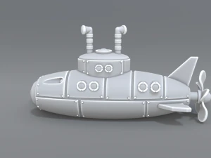 submarine 3D Print Model