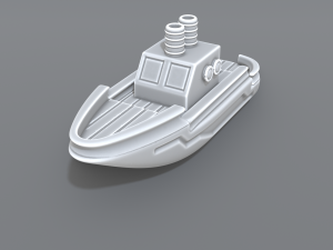 ship model 3D Принт Модель