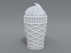 ice cream 3D Print Model