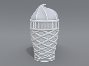 ice cream 3Dプリントモデル