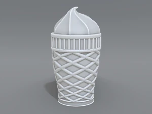 ice cream 3D Print Model