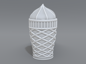 ice cream 3Dプリントモデル