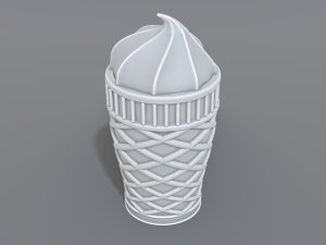 ice cream 3Dプリントモデル